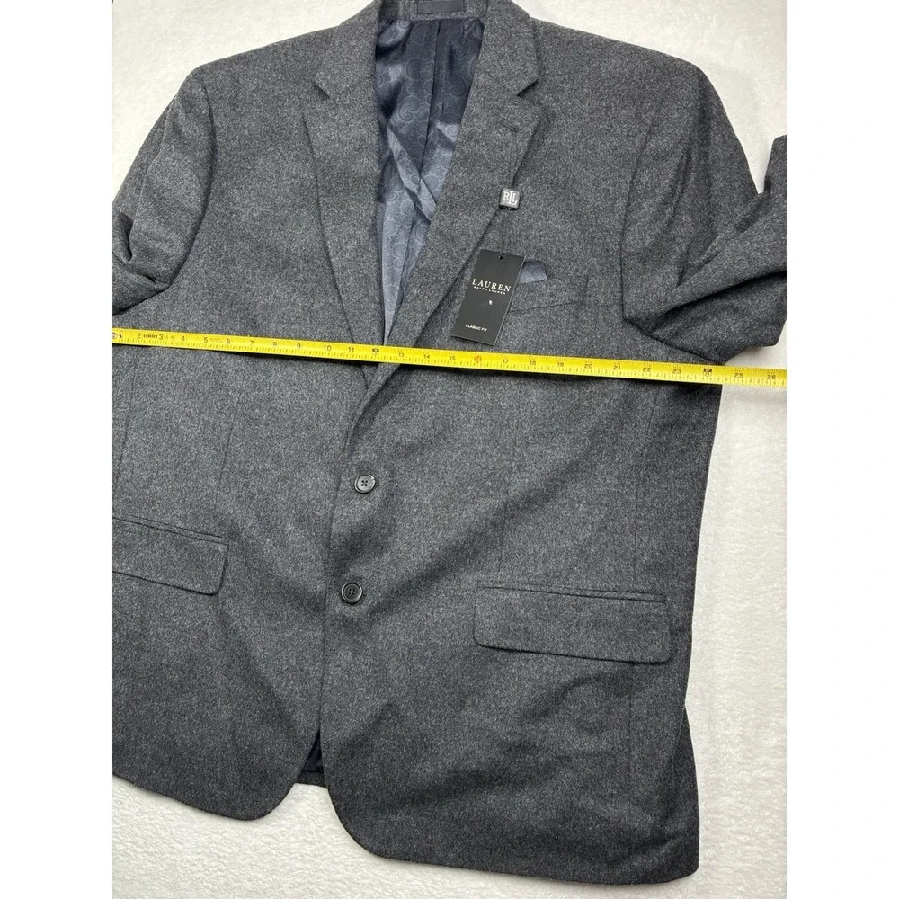 Ralph Lauren Wool Silk Cashmere Classic-Fit Blazer 48 R NEW $450 LCSS12QA0010